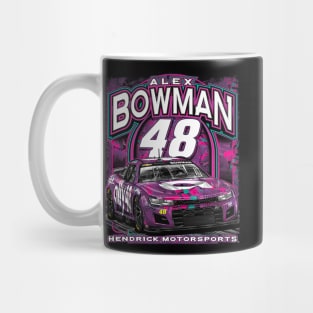 Alex Bowman Purple Car Mug